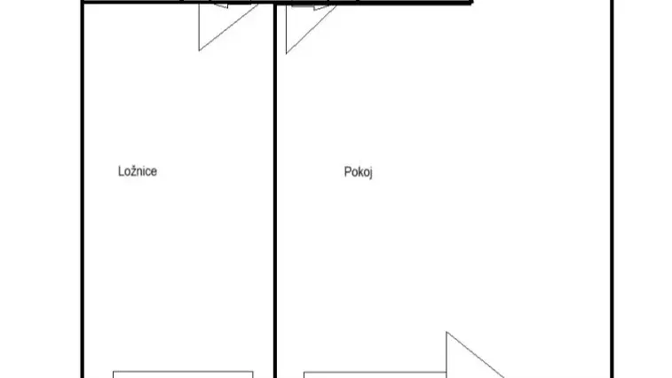 Pronájem bytu 2+kk 46 m2