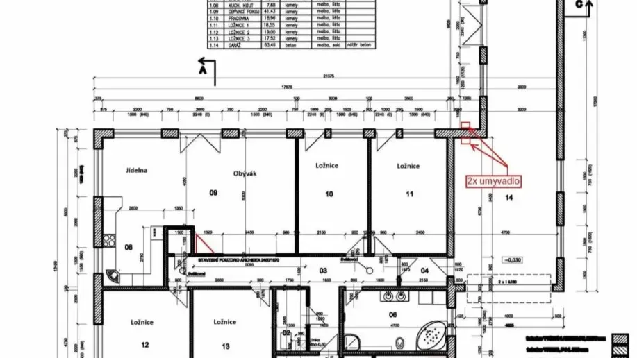 Prodej stavebního pozemku 1 173 m² Křenice